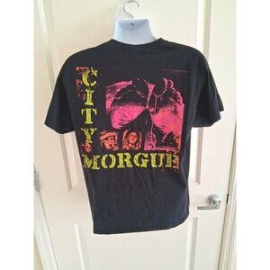 City Morgue Bottom of The Barrel Album T-Shirt graphic size Large goth emo punk